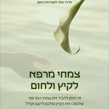 ☀️ הקיץ הישראלי מביא איתו חום כבד – ופה נכנסים צמחי המרפא:
🌿 מליסה – מרגיעה ותומכת בעיכול
🌸 אכינצאה – מחזקת את מערכת החיסון
🍃 לואיזה – מסייעת לשינה טובה יותר
🌱 מנטה – מרעננת ומקלה על כאבי ראש